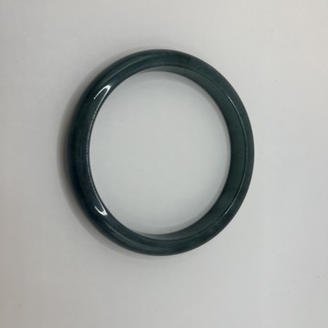 【云綺珠寶】天然A貨翡翠。冰種藍水手鐲 / 56.8 /18.0圍 (附台證)