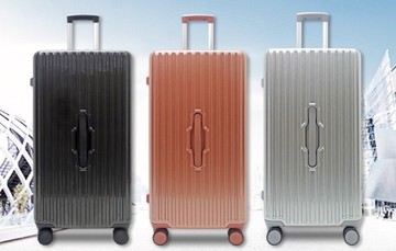 ~雪黛屋~BATOLON 30吋行李胖箱海關鎖三手把360度飛機輪PC+ABS防爆拉鍊鋁合金桿W2247