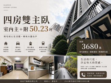 南屯 大露台戶四房雙主臥+雙車｜台中市南屯區向心路