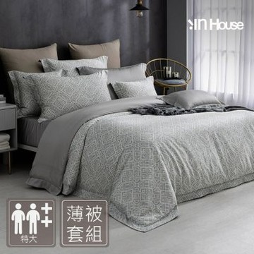 IN-HOUSE-80支天絲棉薄被套床包組(暮色序曲-特大)