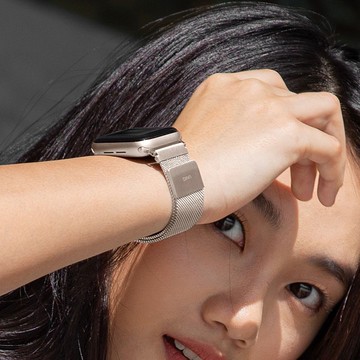 Apple Watch  Dante 不鏽鋼米蘭磁扣錶帶-星光色