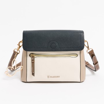 PLAYBOY - 翻蓋斜背包 Hygge系列 - 藍色/551-0601-50-7