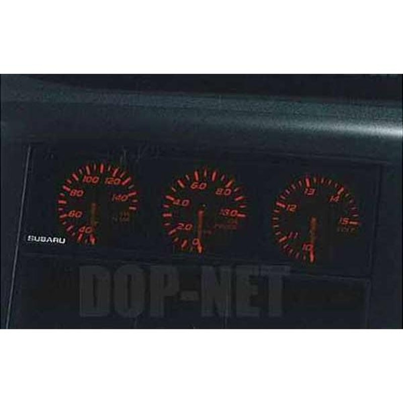 スバル option STI ゲノムDefi DIN-Gauge 3連メーター