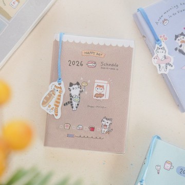 O-CAT - 2026書籤貓年度手冊(50K小本)。JDM-276