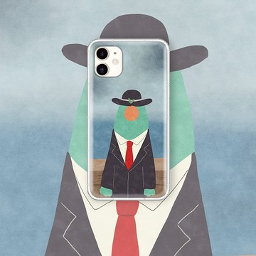 帽子男款 插畫家聯名鰻魚 支援各品牌手機殼EELA07