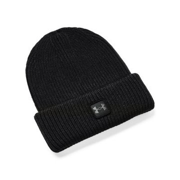 【UNDER ARMOUR】UA 男 Halftime 羅紋毛帽_1373092-001