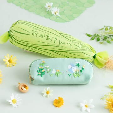 真愛日本 宮崎駿 吉卜力 限定 龍貓 Totoro 2025 限定 玉米禮物組 拉鍊收納包 草帽吊飾 化妝包 鑰匙圈