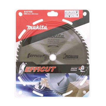 MAKITA 牧田 B-67430 鎢鋼鋸片 新式刀刃 260x25.4x60T 木材 MDF板 層壓板 木工鋸