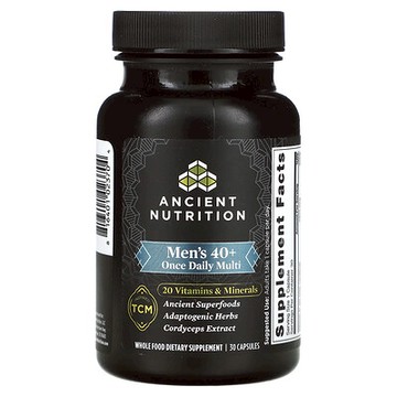 Ancient Nutrition, 古代多營養素，40 歲以上男性每日一粒，30 粒膠囊