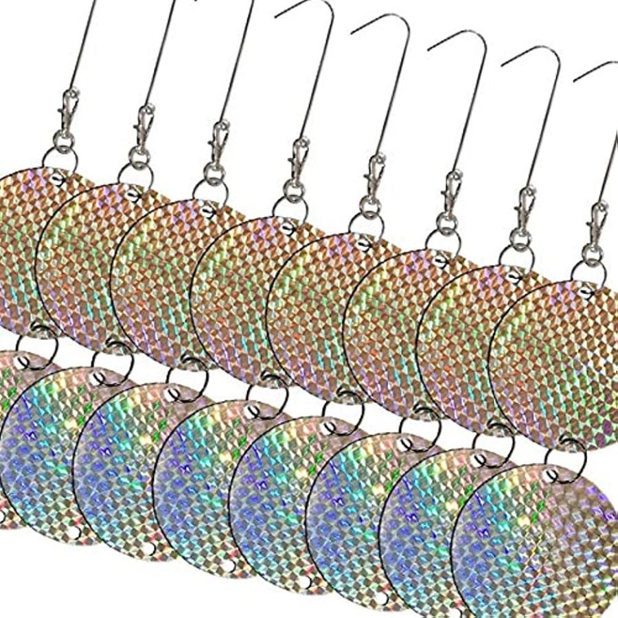 防鳥 鳥よけ ホログラム 反射板 防鳥対策 鳥よけ対策 害鳥対策 鳥追い 鳥除け 丸型 セット