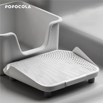 貓咪貓砂墊防帶出防外濺貓砂盆控沙墊踏板雙層漏沙墊貓廁所控砂臺