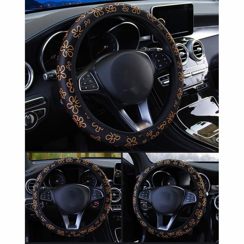 ハンドルカバー ステアリングカバー カーハンドルカバー おしゃれ 普通車 汎用 自動車内装 ドライビング カー用品 便利グッズ 内装パーツ プレゼント 通販 Lineポイント最大get Lineショッピング
