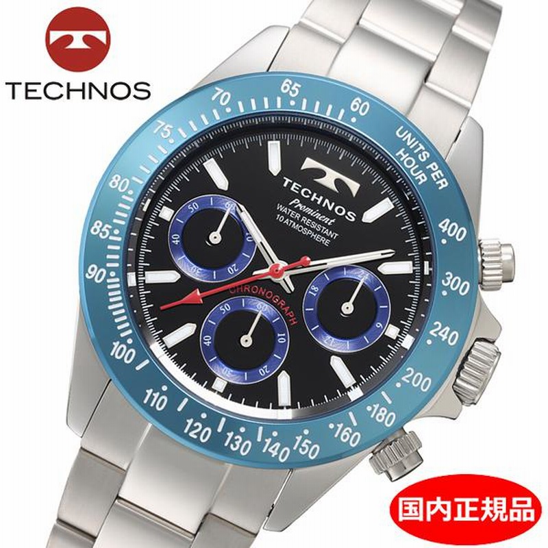 TECHNOS（時計） 【テクノス】 TECHNOS 腕時計 メンズ クロノ