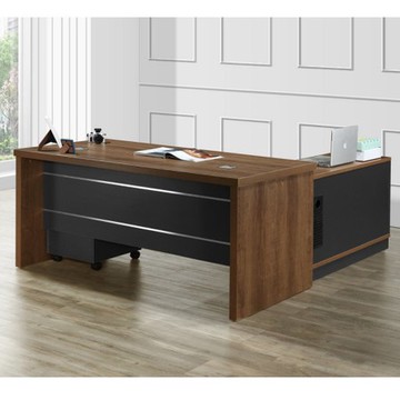 【MUNA 家居】德莫6尺辦公桌組(含側櫃，活動櫃)