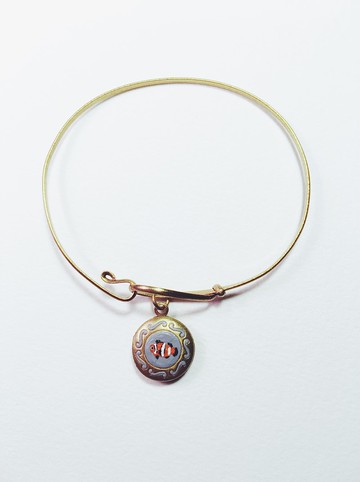 手繪小相框手環 - 小丑魚