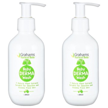 Grahams 珂然 嬰兒舒敏沐浴露 0歲以上  200ml  2瓶