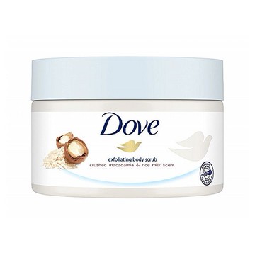 Dove 多芬~身體磨砂膏(澳洲堅果+米奶)225ml