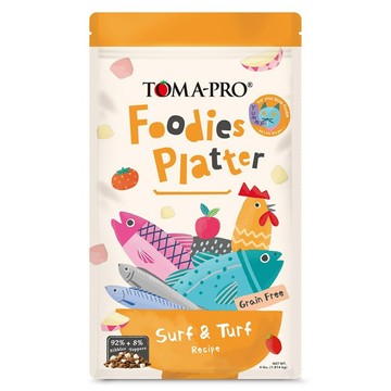 TOMA-PRO 優格 吃貨拼盤多拼糧 全齡貓老饕海陸拼盤 化毛配方 #3  1.814kg  1個  鮭魚