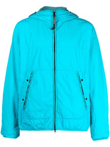 C.P. Company - hooded padded jacket - men - Polyester/Polyamide/Polyamide - 58 - Blue