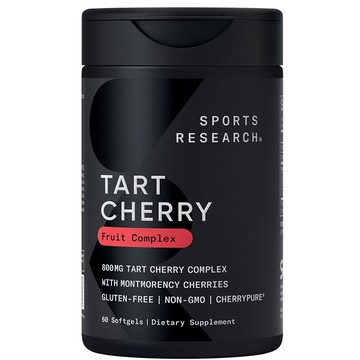 美國代購！原裝正品Sports Research Tart Cherry酸櫻桃濃縮800mg*60粒