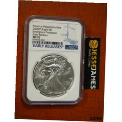 アンティークコイン NGC PCGS SILVER EAGLE MS70 ER EMERGENCY ISSUE