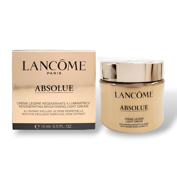 LANCOME 蘭蔻 絕對完美黃金玫瑰修護乳霜輕盈版15ML 百貨專櫃貨