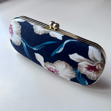 白蘭花眼鏡盒/筆盒/首飾盒