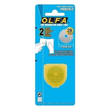 OLFA 虛線滾刀28mm圓形刀片旋轉刀替刃PRB28-2(鵭鋼)適RTY-1/G PRC-3/C 233B 235B