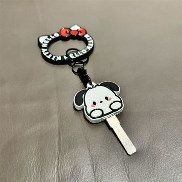 ✨元氣新品✨新款小衆鑰匙可愛卡通KT鑰匙扣保護套感應卡水滴門禁卡電梯電動車UFGJ
