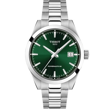 TISSOT Gentleman 紳士系列 優雅機械腕錶-T1658071109100/38MM