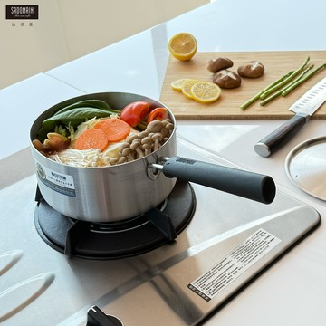 【仙德曼 SADOMAIN】316不鏽鋼七層複合金片手鍋(18cm)