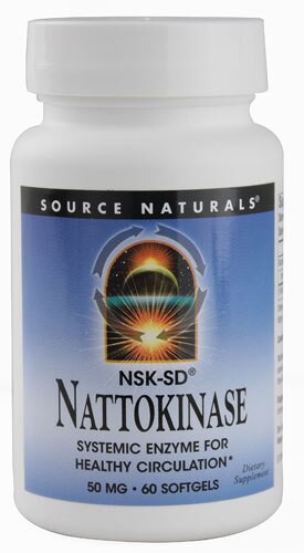 Source Naturals NSK-SD Nattokinase 50 mg - 60 Softgels