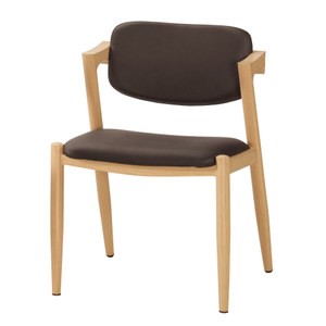 【MUNA 家居】海倫皮餐椅(五金腳)