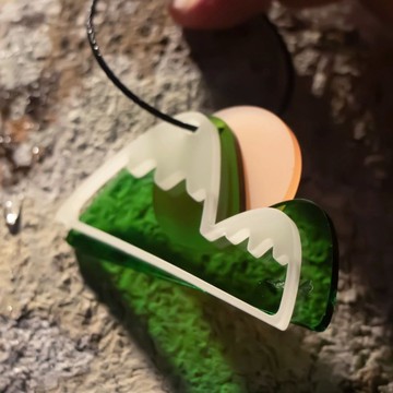 SSR ::凹豆季 - 山間拾光鑰匙圈 | 壓克力吊飾 露營 登山 百岳