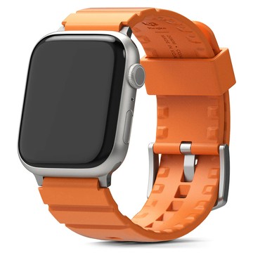 Rearth Ringke Apple Watch 44/45/46/49mm 矽膠運動錶帶(橘)