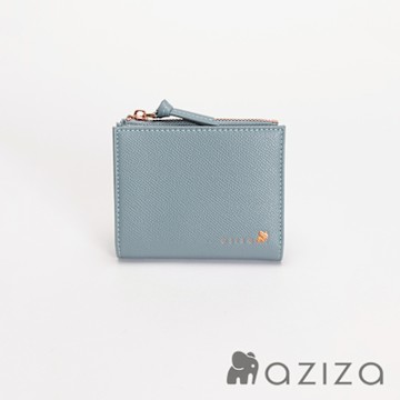 aziza MUZI簡式短夾 薄暮藍