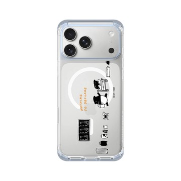 iPhone 17 Pro Max ClearX (MagSafe 兼容) 冰透藍 - 馬來貘 Laimo - Nothing to Declare