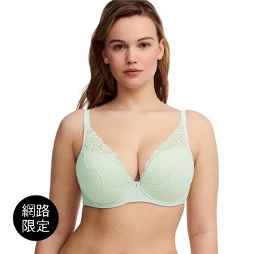 【Chantelle】Orangerie Dream_集中托高內衣_BCD(17Q20_00E綠百合)