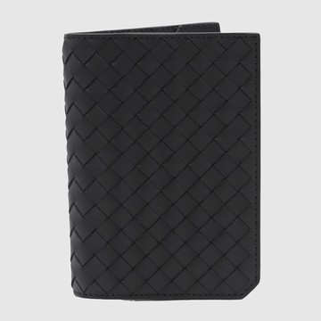Bottega Veneta Black Leather Wallet