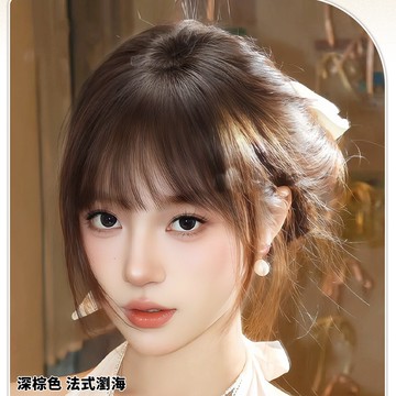 【梨花HaNA】髮量奇蹟重生｜3D擬真增髮量 魔術貼無痕假髮片瀏海 不用髮夾