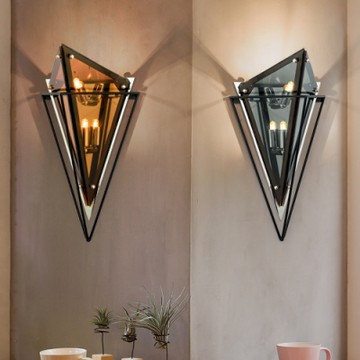 H&R安室家  玻璃立方壁燈ZA0027