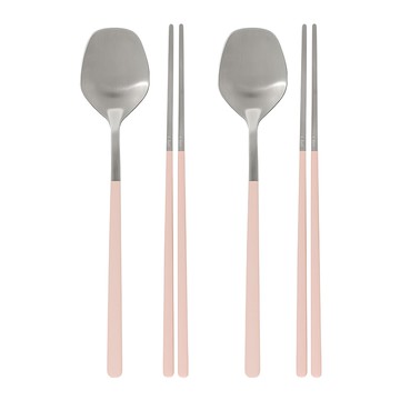 Maison Objet Ciel Delight 湯筷組  2組  櫻花粉  湯匙 + 筷子