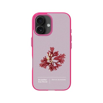iPhone 16 Clear 粉漾桃 - The Seaweed Studio - 海灘藻手稿