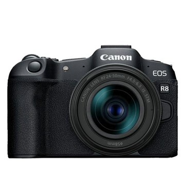 Canon EOS R8 + RF24-50mm F/4.5-6.3 IS STM 公司貨  送58mm UV鏡+專用包+清潔組