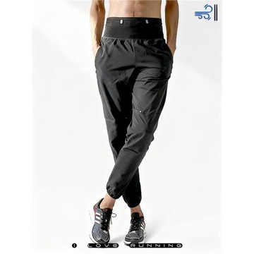 ILoveRunning ILR愛跑新品男子運動跑步越野跑防風腰包口袋長褲