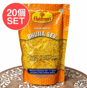  20個セット】インドのお菓子 ひよこ豆粉で作ったヌードルスナック ブジア セヴ Bhujia Sev   ハルディラム ナムキン ナム