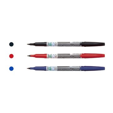 PILOT 百樂 細字 麥克筆 嘜克筆 黑/紅/藍 0.7mm 12支 /打 SCA-EF