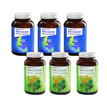 【遠東生技】特級藍藻錠x3+特級綠藻錠x3(150錠/盒)