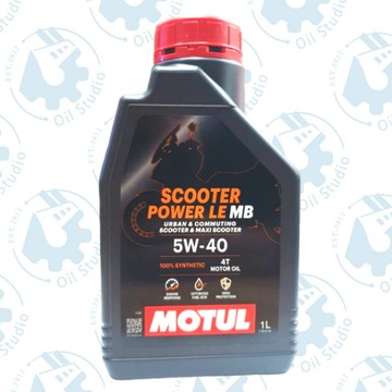 《油工坊》MOTUL SCOOTER POWER LE 5W40 MB 全合成機油  NEW 【2025】SP