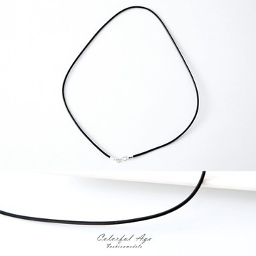 銀飾 16吋皮繩項鍊【NPB125】簡約個性